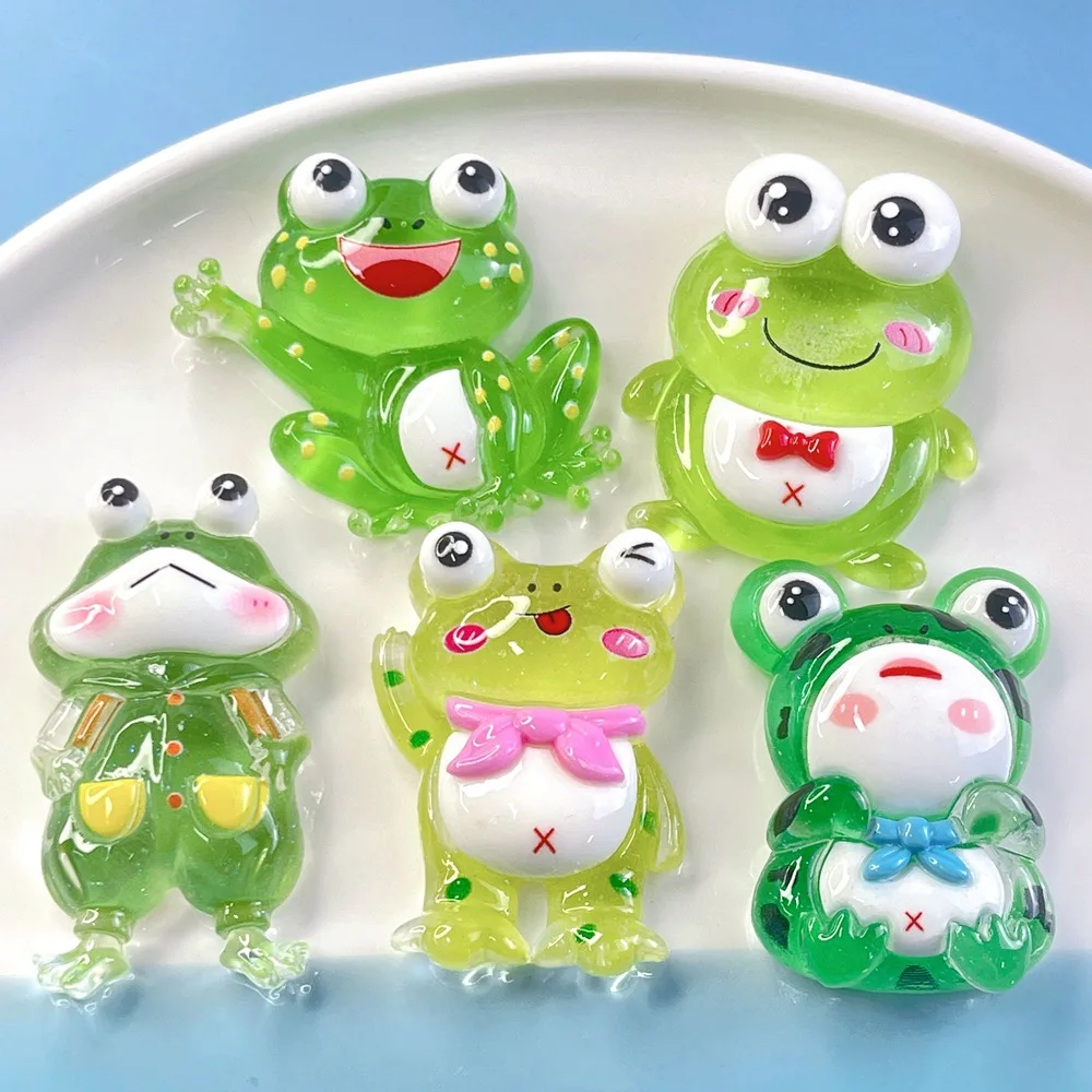 Glow Large Cute Frog Resin Accessories Cream Adhesive DIY Phone Case Material Refrigerator Hair Accessory Headband Material
Glow Large Cute Frog Resin Accessories Cream Adhesive DIY Phone Case Material Refrigerator Hair Accessory Headband Material