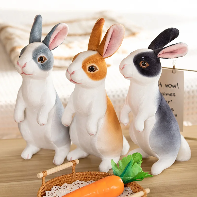 27CM Realistic Cute Rabbit Plush Fur Simulation Kawaii Animal Easter Bunny Rabbit Toy Model Kids Nice Gift Home Decoration
27CM Realistic Cute Rabbit Plush Fur Simulation Kawaii Animal Easter Bunny Rabbit Toy Model Kids Nice Gift Home Decoration