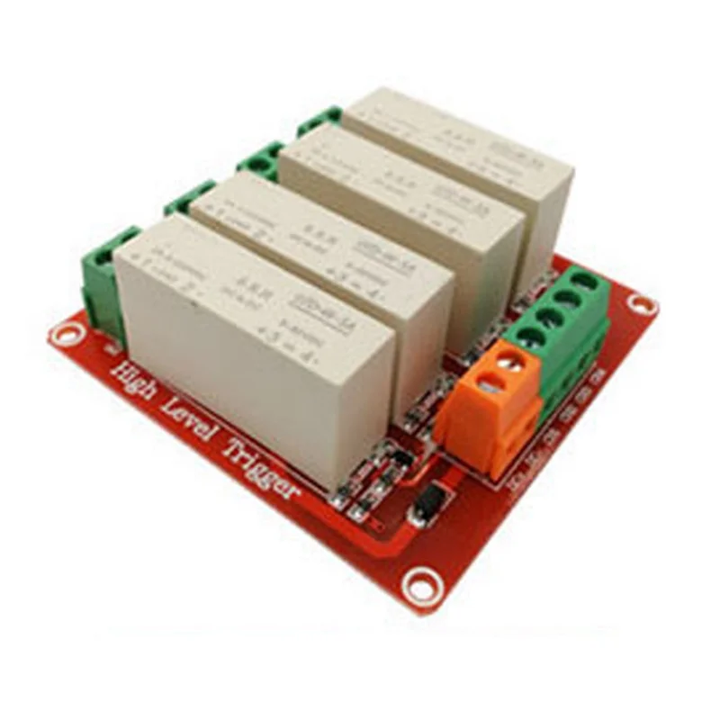 High Level Trigger DC Control DC Solid-State Relay Module Single-Phase Electric Relay Solid State 5A(4Way)
High Level Trigger DC Control DC Solid-State Relay Module Single-Phase Electric Relay Solid State 5A(4Way)