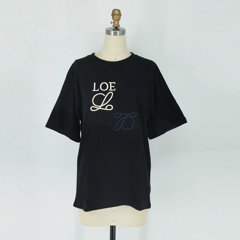 Fashion Casual Women T-shirt Loose Round Neck Pullover Printing Knits Patchwork Japan Korea Style Leisure Lady T-shirt Summer
Fashion Casual Women T-shirt Loose Round Neck Pullover Printing Knits Patchwork Japan Korea Style Leisure Lady T-shirt Summer
