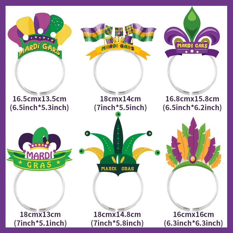 Carnival Themed Headband Dress Mardi Gras Headband Carnival Children's Party Decoration Prop Headband Carnival Party Decor
Carnival Themed Headband Dress Mardi Gras Headband Carnival Children's Party Decoration Prop Headband Carnival Party Decor