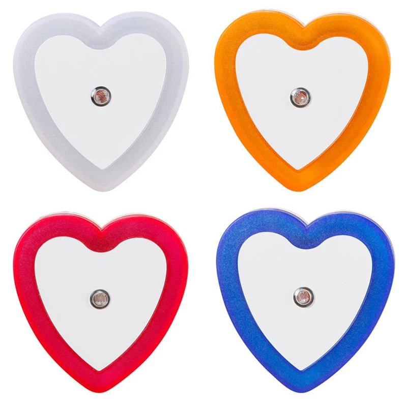 1 Pcs Light Control Sensor Light LED Night Light Love-Heart Shaped for Hallway Multifunction LED Night Light MAZI888
1 Pcs Light Control Sensor Light LED Night Light Love-Heart Shaped for Hallway Multifunction LED Night Light MAZI888