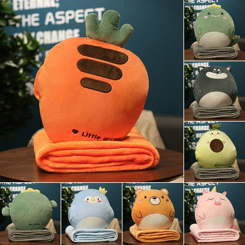 Zqswkl animal three-in-one pillow hugs blanket office cartoon nap pillow car interior cushion air conditioning blanket
Zqswkl animal three-in-one pillow hugs blanket office cartoon nap pillow car interior cushion air conditioning blanket