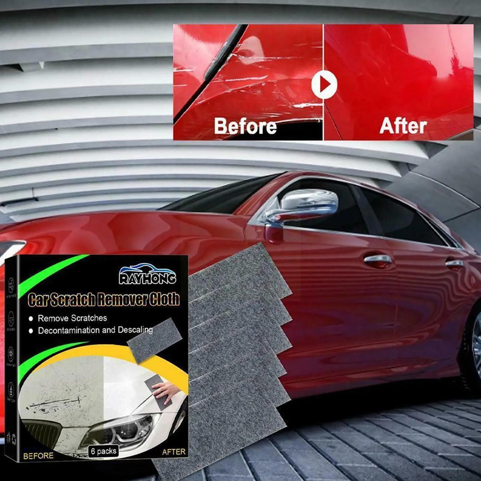 Anti-scratch Cloth For Car Universal Metal Instant Polishing Cloth Car Scratch Repair Remover Z9y7
Anti-scratch Cloth For Car Universal Metal Instant Polishing Cloth Car Scratch Repair Remover Z9y7