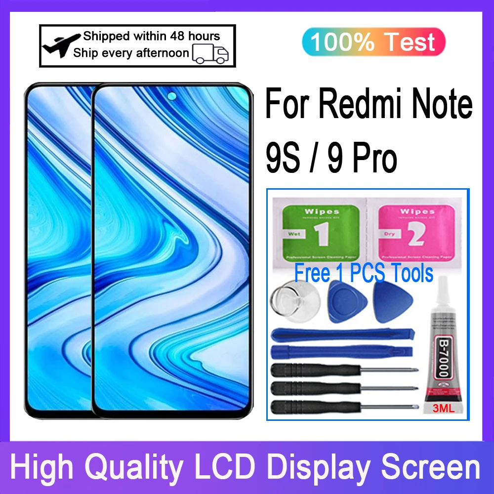 Original For Redmi Note 9S LCD Touch Screen Digitizer For Redmi Note 9 Pro LCD Replacement
Original For Redmi Note 9S LCD Touch Screen Digitizer For Redmi Note 9 Pro LCD Replacement