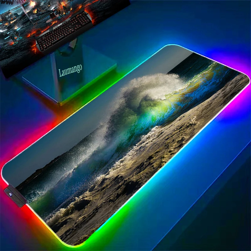 Игровой коврик RGB, большой коврик для мыши в стиле аниме, коврик для мыши Sea Wave, игровой аксессуар для геймеров, аксессуары для настольного ко...
Игровой коврик RGB, большой коврик для мыши в стиле аниме, коврик для мыши Sea Wave, игровой аксессуар для геймеров, аксессуары для настольного ко...