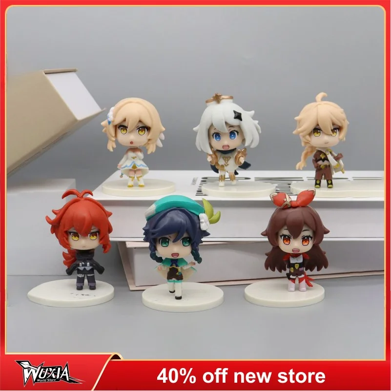 Набор фигурок Genshin Impact Q Version, аниме фигурка Keqing Qiqi Xiao Kawaii, искусственная кожа, украшение, кукла, Коллекционная модель, игрушка
Набор фигурок Genshin Impact Q Version, аниме фигурка Keqing Qiqi Xiao Kawaii, искусственная кожа, украшение, кукла, Коллекционная модель, игрушка