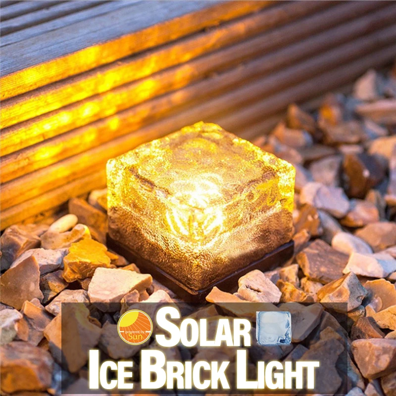 Solar Ice Brick Light For Garden Party Decor Outdoor Decoration Ornament Crafts Water Proof Light
Solar Ice Brick Light For Garden Party Decor Outdoor Decoration Ornament Crafts Water Proof Light