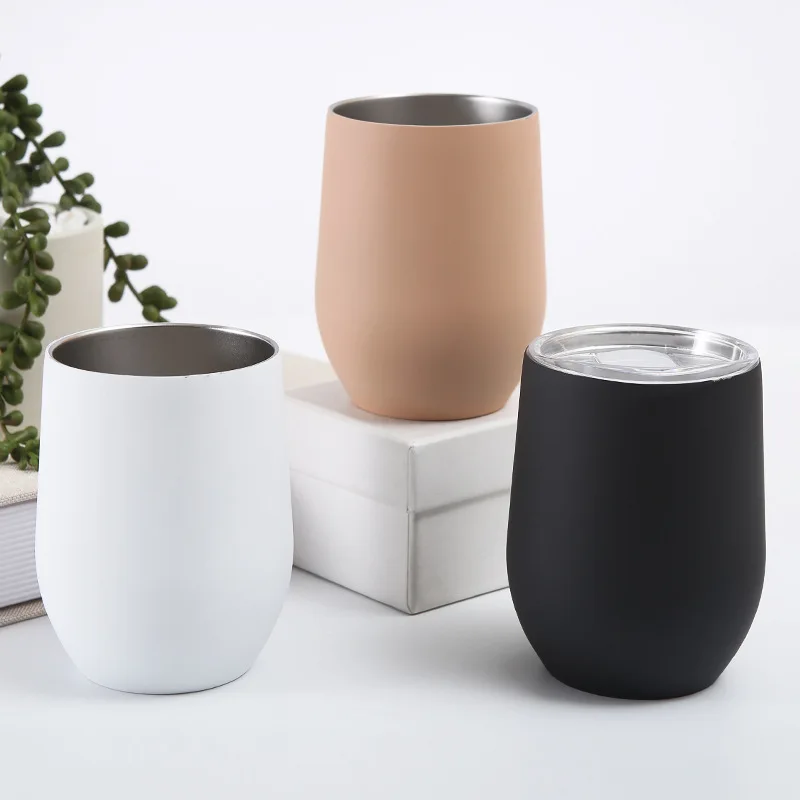 304 Stainless Steel Beer Mug Water Bottle Keeps Cold Double-Layer U-Shaped Eggshell Mug Red Wine Coffee Mug
304 Stainless Steel Beer Mug Water Bottle Keeps Cold Double-Layer U-Shaped Eggshell Mug Red Wine Coffee Mug
