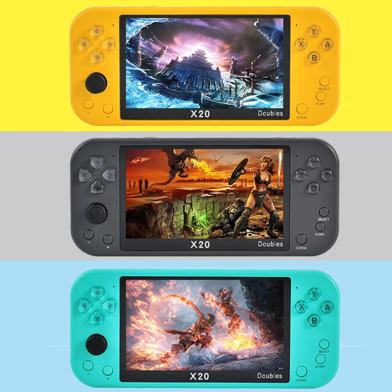 Портативная игровая консоль YYDZ X20 в стиле ретро, 13000 + классических игр, 5,1 дюйма, портативные игровые плееры с поддержкой HDMI, 2 игрока
Портативная игровая консоль YYDZ X20 в стиле ретро, 13000 + классических игр, 5,1 дюйма, портативные игровые плееры с поддержкой HDMI, 2 игрока