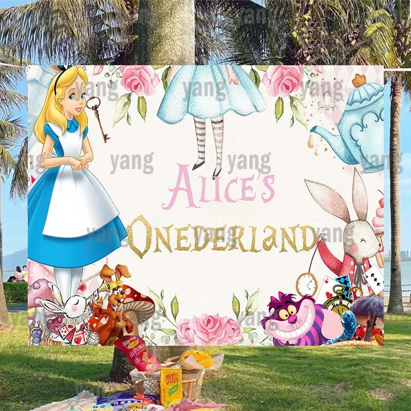 Romantic Photo Disney Alice In Wonderland Theme Backdrop Baby Shower Happy Girl Birthday Cartoon Decoration Backgrounds Banner
Romantic Photo Disney Alice In Wonderland Theme Backdrop Baby Shower Happy Girl Birthday Cartoon Decoration Backgrounds Banner