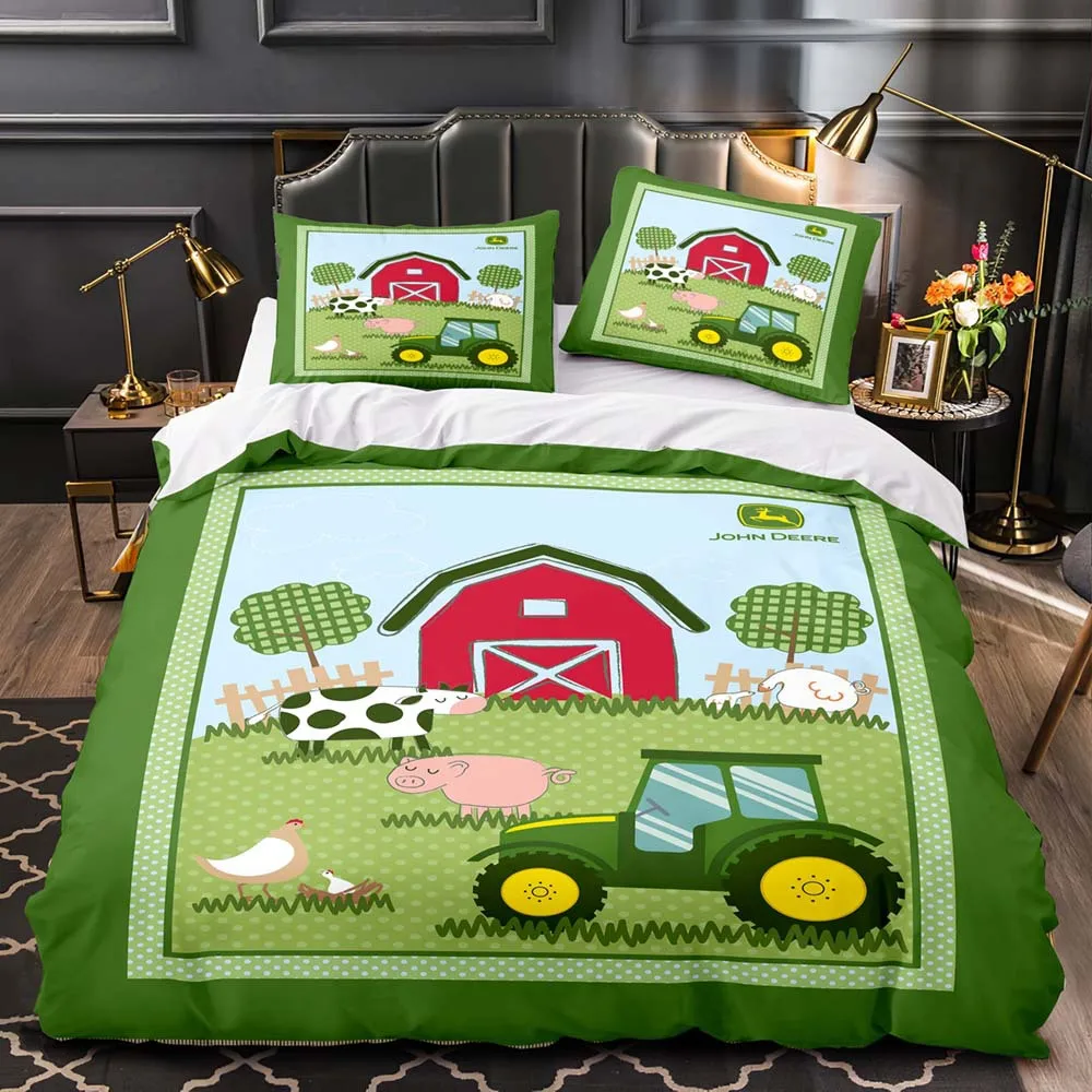 Boys Tractor Printed Bedding Set Men Cars Pattern Comforter Cover for Kids Heavy Machinery Vehicles Duvet Cover Construction
Boys Tractor Printed Bedding Set Men Cars Pattern Comforter Cover for Kids Heavy Machinery Vehicles Duvet Cover Construction