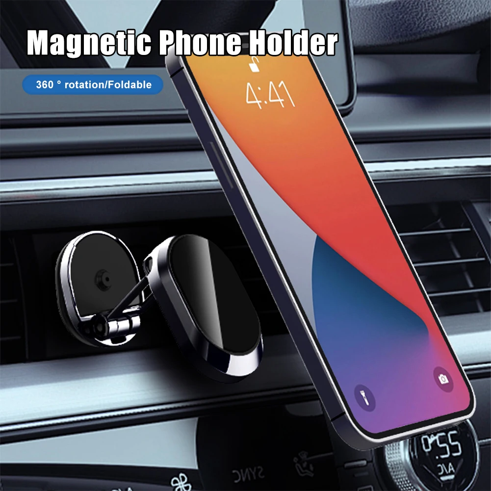 Portable Magnetic Car Phone Holder 360° Rotation Mobile Phone Stand Foldable Mobile Phone Bracket For iPhone 13 12 11 Samsung
Portable Magnetic Car Phone Holder 360° Rotation Mobile Phone Stand Foldable Mobile Phone Bracket For iPhone 13 12 11 Samsung