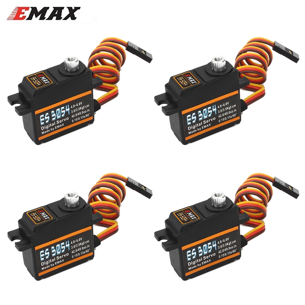 Emax ES3054 20g 3 5 кг 23T Металлическая Шестерня цифровой сервопривод для
