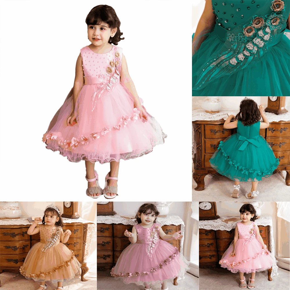 Cosplay Costume Catwalk Wedding Flower Girl Dress Baby Princess Fluffy Gauze Chiffon Pearl Dress Birthday Party Skirt Dresses
Cosplay Costume Catwalk Wedding Flower Girl Dress Baby Princess Fluffy Gauze Chiffon Pearl Dress Birthday Party Skirt Dresses