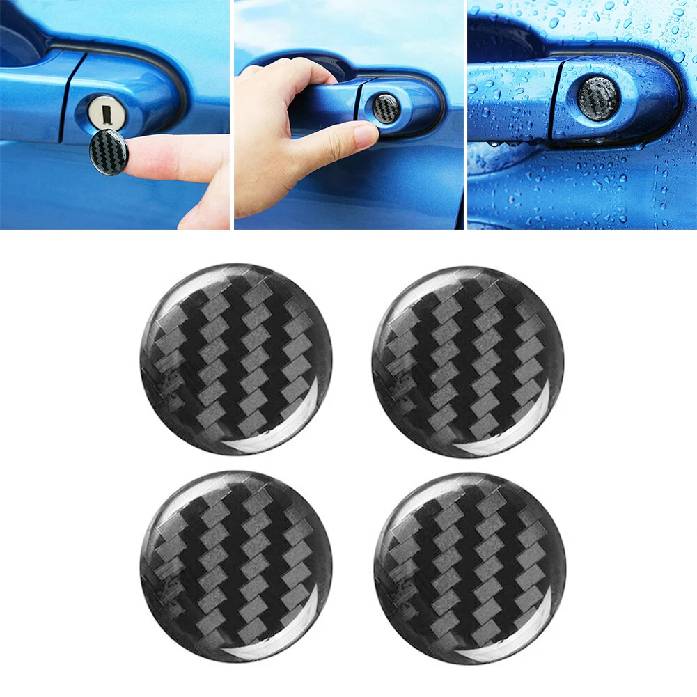 4*Auto Lock Protection Stickers Decoration Carbon Fiber Keyhole Stickers Automotive Interior Stickers
4*Auto Lock Protection Stickers Decoration Carbon Fiber Keyhole Stickers Automotive Interior Stickers