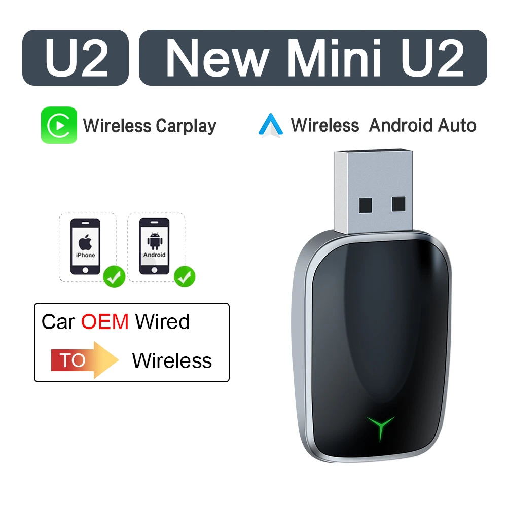 Новый мини U2 беспроводной ключ Carplay беспроводной Android автоматический адаптер Bluetooth Wi-Fi автоматическое подключение для Toyota Kia Skoda Volkswagen
Новый мини U2 беспроводной ключ Carplay беспроводной Android автоматический адаптер Bluetooth Wi-Fi автоматическое подключение для Toyota Kia Skoda Volkswagen