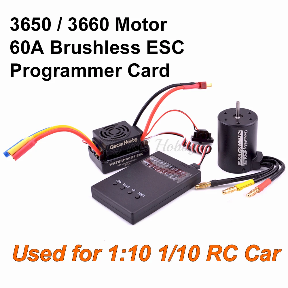 Waterproof 3650 3900KV 4300KV / 3660 3300kv 3800kv Brushless Motor 60A ESC Programmer Card Combo Set for 1/10 1:10 RC Car Truck 
Waterproof 3650 3900KV 4300KV / 3660 3300kv 3800kv Brushless Motor 60A ESC Programmer Card Combo Set for 1/10 1:10 RC Car Truck
