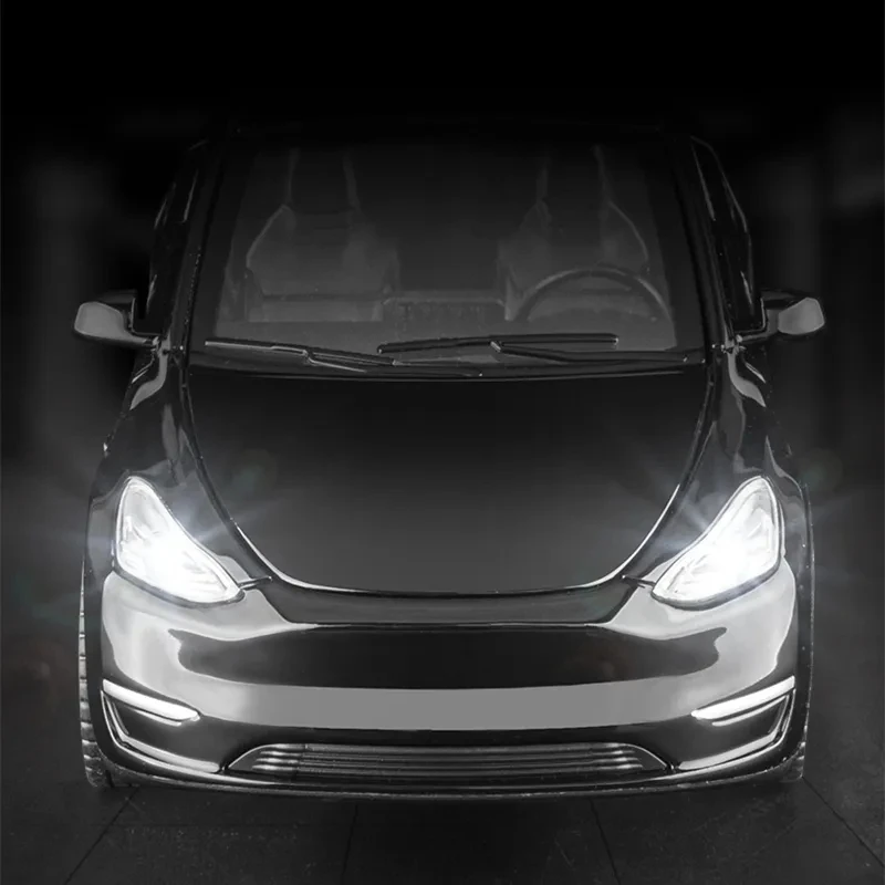 Модель автомобиля Tesla 1:32 SUV из сплава, модель литая металлическая автомобиля, модель со звуком и фотооборудованием, коллекционная имитация а... 
Модель автомобиля Tesla 1:32 SUV из сплава, модель литая металлическая автомобиля, модель со звуком и фотооборудованием, коллекционная имитация а...