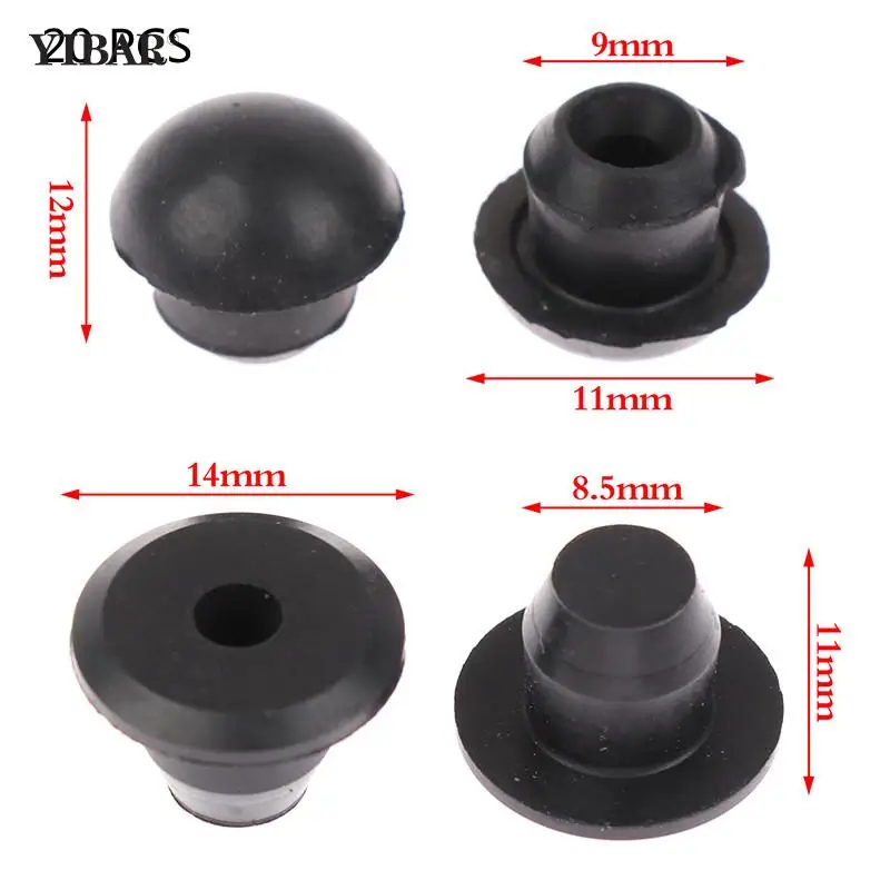20Pcs black Floor Jack Plugs Floor Jack Oil Filler Plugs Rubber Hydraulic Filler Bung 12*9mm/14*8.5mm
20Pcs black Floor Jack Plugs Floor Jack Oil Filler Plugs Rubber Hydraulic Filler Bung 12*9mm/14*8.5mm
