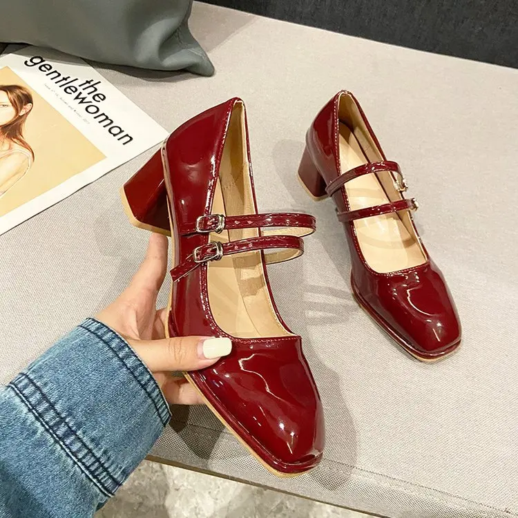 Hot Fashion Ladies Square Toe Platform High Heels for Women Solid Color Mary Jane Shoes High Heels Lolita Ladies High Heels
Hot Fashion Ladies Square Toe Platform High Heels for Women Solid Color Mary Jane Shoes High Heels Lolita Ladies High Heels