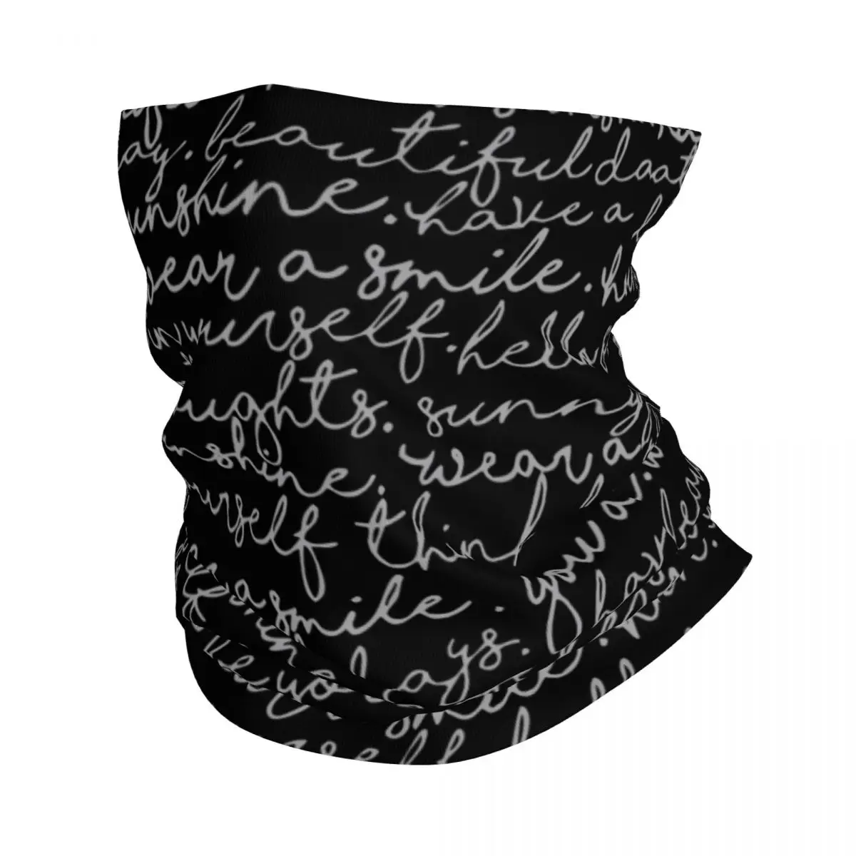 Letter Pattern Handwriting Bandana Neck Gaiter Printed Balaclavas Face Scarf Cycling Hiking for Men Women Adult Washable
Letter Pattern Handwriting Bandana Neck Gaiter Printed Balaclavas Face Scarf Cycling Hiking for Men Women Adult Washable