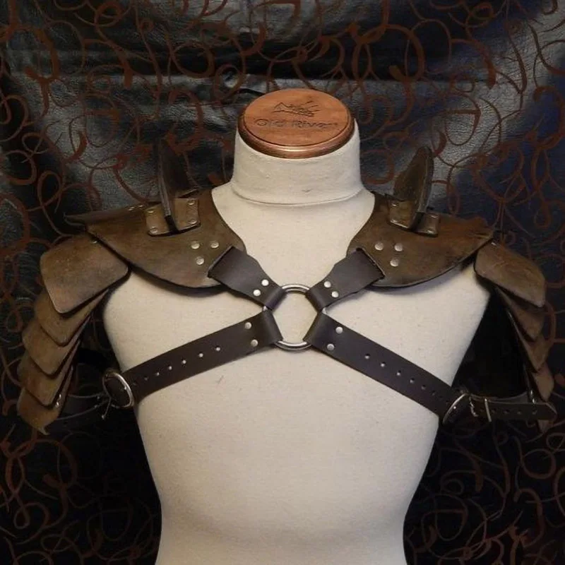 Roman Spartacus Gladiator Double Shoulder Armor Medieval Warrior LARP Arm Sleeve Guard Men Ancient Rome Empire Costume Pauldrons
Roman Spartacus Gladiator Double Shoulder Armor Medieval Warrior LARP Arm Sleeve Guard Men Ancient Rome Empire Costume Pauldrons