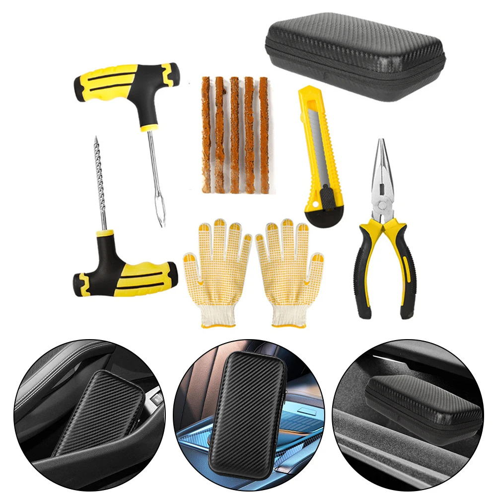 7PCS Car Tire Repair Kit Puncture Plug Tools Tire Puncture Fast For Tire Strips Automobiles Repair Tools
7PCS Car Tire Repair Kit Puncture Plug Tools Tire Puncture Fast For Tire Strips Automobiles Repair Tools