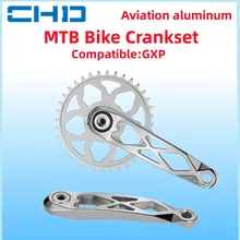 CHD Mountain Bike Aviation Aluminum Hollow Crank 170MM 36T Toothed Plate Road Off Road Vehicle Crank