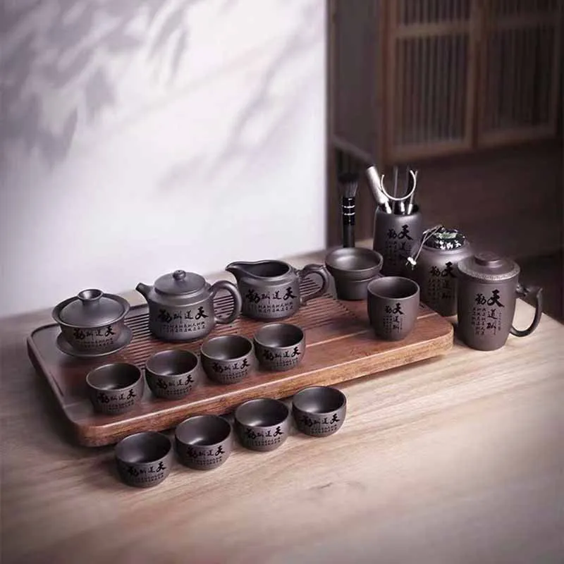Kung Fu Chinese Cup Tea Set Pot Accessories Service Gaiwan Kettle Tea Set Infuser Luxury Porcelanato Home and Garden YX50TS
Kung Fu Chinese Cup Tea Set Pot Accessories Service Gaiwan Kettle Tea Set Infuser Luxury Porcelanato Home and Garden YX50TS