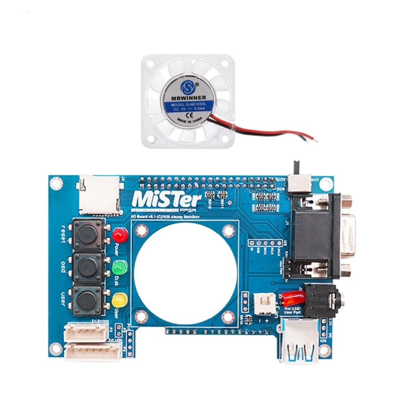 Terasic DE10-Nano IO Board Analog Video Output VGA Port For MiSTer FPGA IO Board Set 3.5mm Headphone Port Replacement Board
Terasic DE10-Nano IO Board Analog Video Output VGA Port For MiSTer FPGA IO Board Set 3.5mm Headphone Port Replacement Board