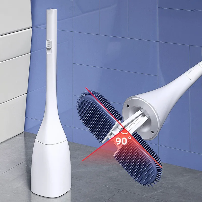Силиконовая щетка для унитаза, регулируемая Чистящая Щетка на 90 ° для ванной комнаты, настенный инструмент для уборки, наборы аксессуаров д... 
Силиконовая щетка для унитаза, регулируемая Чистящая Щетка на 90 ° для ванной комнаты, настенный инструмент для уборки, наборы аксессуаров д...