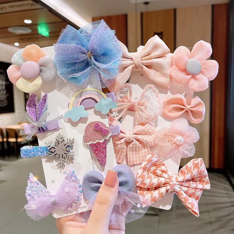 8Pcs/Set Cute Girls Hair Clips Flower Lattice Bows Kids Children Barrettes Baby Hair Accessories Fancy Hairpins
8Pcs/Set Cute Girls Hair Clips Flower Lattice Bows Kids Children Barrettes Baby Hair Accessories Fancy Hairpins
