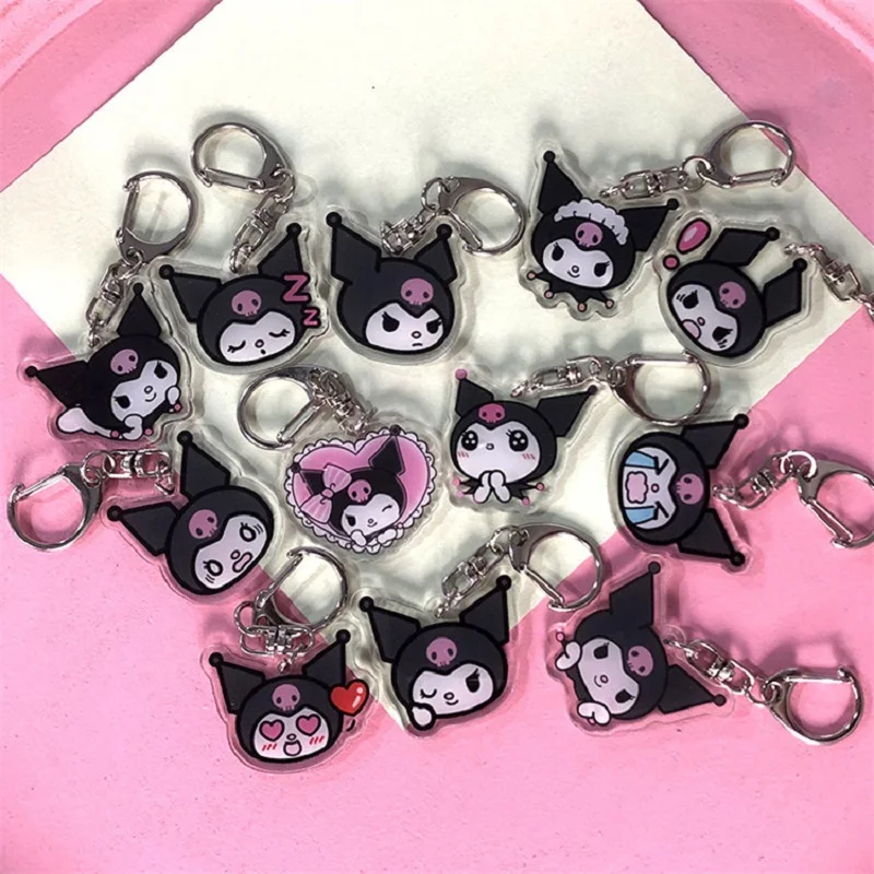 Sanrio аксессуары Kuromi Kawaii брелок кулон Аниме Фигурка двусторонняя акриловая прозрачная подвеска рюкзак Декор игрушки подарок
Sanrio аксессуары Kuromi Kawaii брелок кулон Аниме Фигурка двусторонняя акриловая прозрачная подвеска рюкзак Декор игрушки подарок