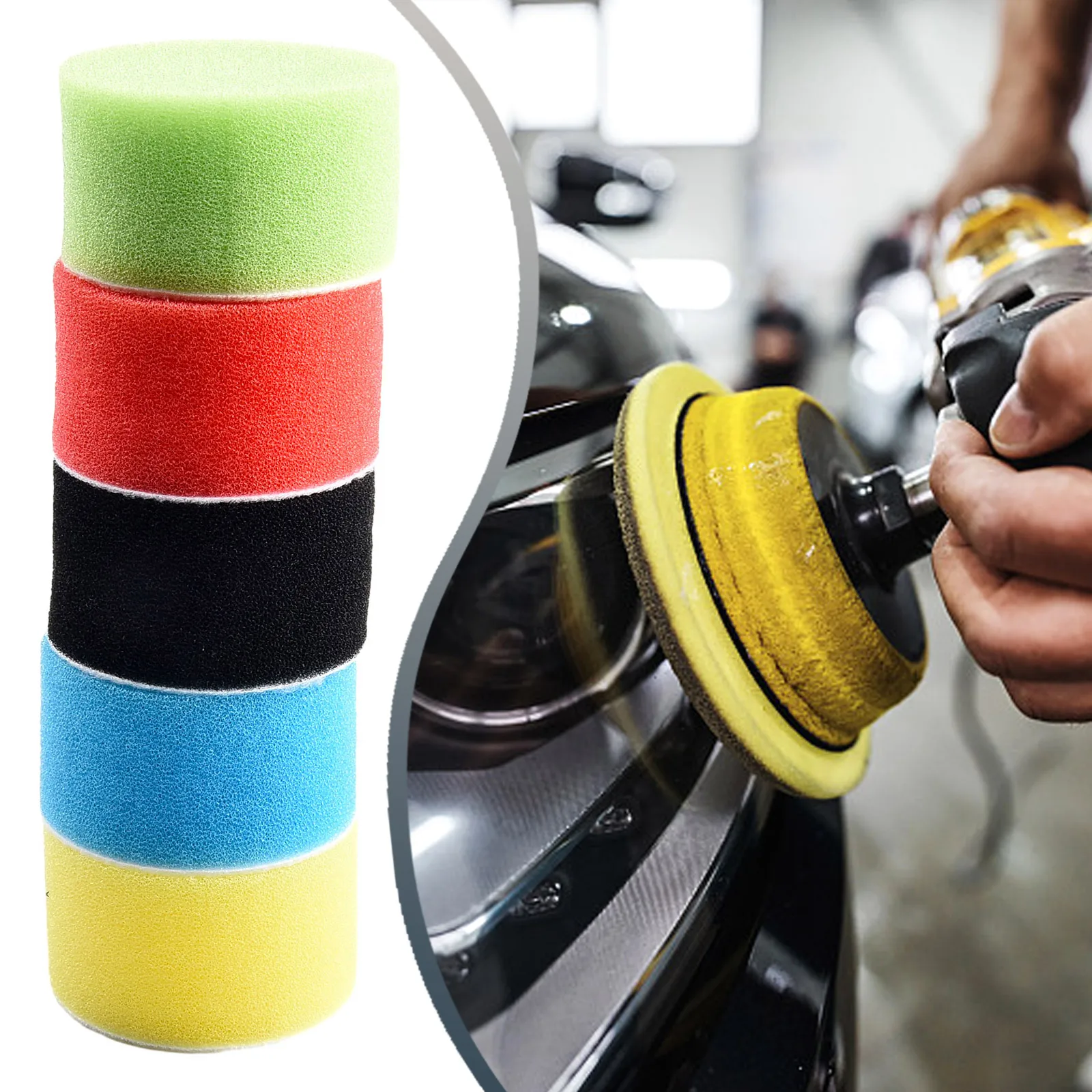 Car Polishing Sponge Pads Kit Foam Pad Buffer Kit Polishing Machine Wax Pads For Auto Motorcycle Maintenance Accessories
Car Polishing Sponge Pads Kit Foam Pad Buffer Kit Polishing Machine Wax Pads For Auto Motorcycle Maintenance Accessories