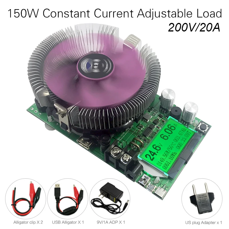 Tester Lithium Current Adjustable Lead-acid Discharge Capacity Meter Constant Electronic Load Battery
Tester Lithium Current Adjustable Lead-acid Discharge Capacity Meter Constant Electronic Load Battery