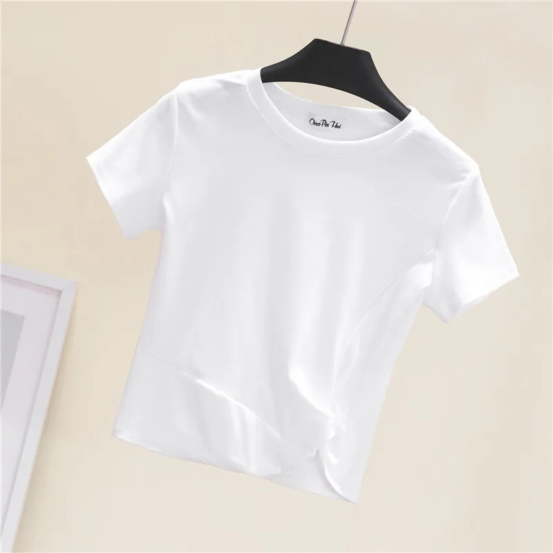 2022 NEW FASHION WOMEN 2022 Summer new solid color casual short-sleeved round neck top
2022 NEW FASHION WOMEN 2022 Summer new solid color casual short-sleeved round neck top