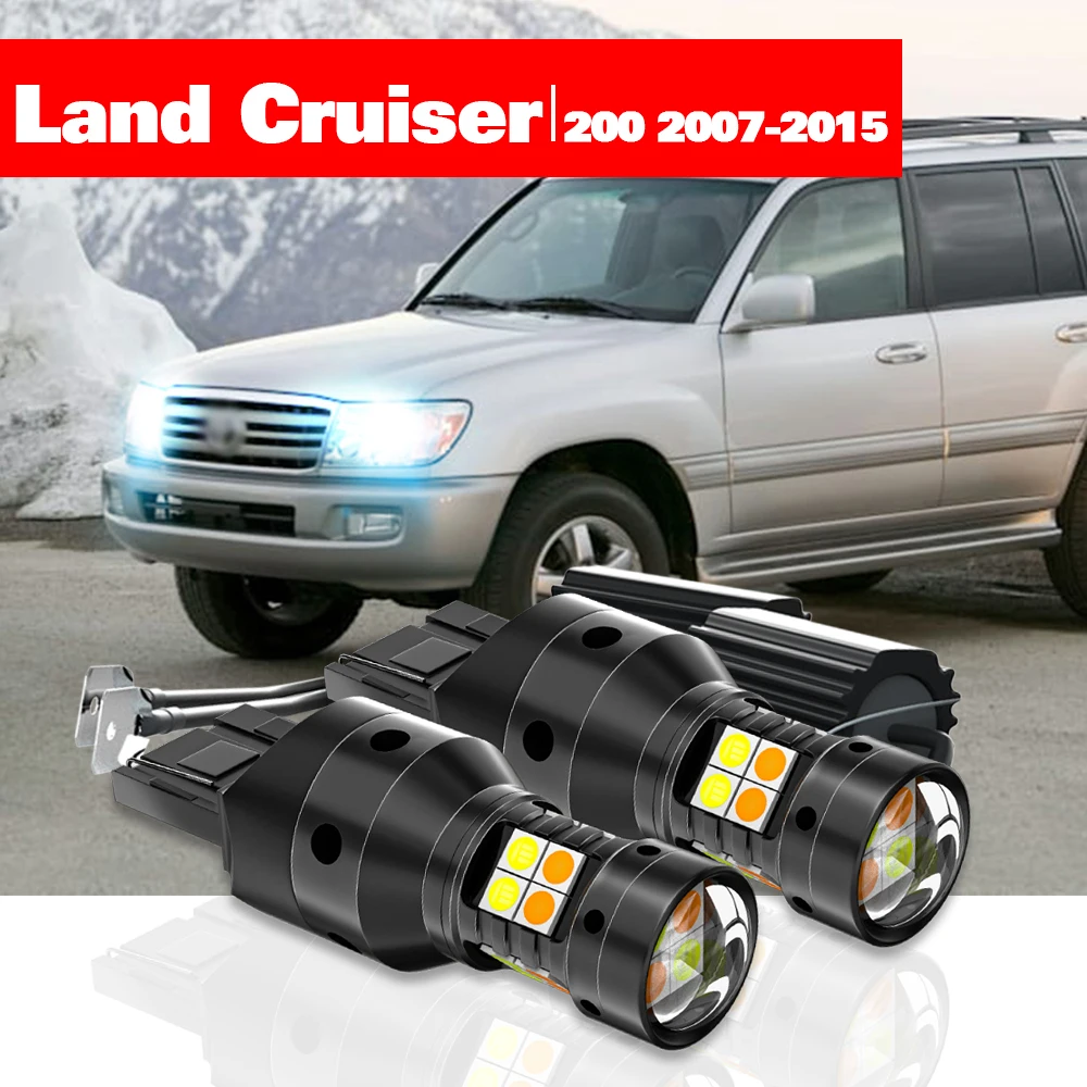 For Toyota Land Cruiser 200 2007-2015 Accessories 2pcs LED Dual Mode Turn Signal+Daytime Running Light DRL 2009 2010 2011 2012
For Toyota Land Cruiser 200 2007-2015 Accessories 2pcs LED Dual Mode Turn Signal+Daytime Running Light DRL 2009 2010 2011 2012