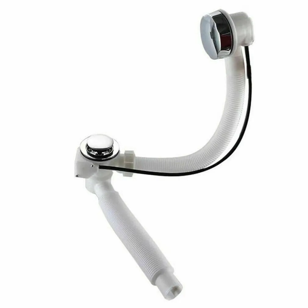 Kit New Set Bath Waste Pipe Plug Pop-Up Practical And Bath Bath Waste Pipe Convenient Handle Overflow 55cm Long
Kit New Set Bath Waste Pipe Plug Pop-Up Practical And Bath Bath Waste Pipe Convenient Handle Overflow 55cm Long