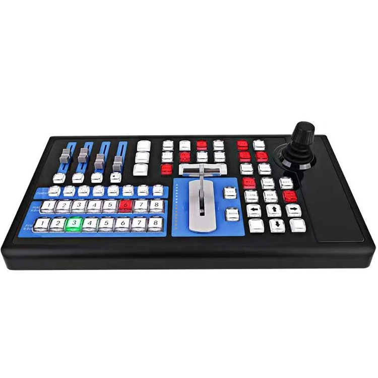 D60 Vmix видеоконтроллер переключатель PTZ джойстик IP-Клавиатура Контроллер Vmix трансляция
D60 Vmix видеоконтроллер переключатель PTZ джойстик IP-Клавиатура Контроллер Vmix трансляция