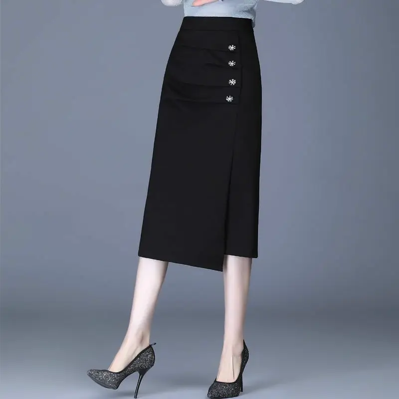 Women 2022 Autumn Winter New Irregular Split Skirts Female High Waist Package Hip Skirts Ladies Midi Solid Pencil Skirts Y201
Women 2022 Autumn Winter New Irregular Split Skirts Female High Waist Package Hip Skirts Ladies Midi Solid Pencil Skirts Y201