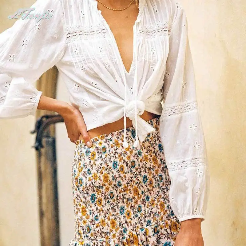 Floral eyelet cutout trim blouse for women cotton embroidery woman tops new puff sleeve women shirts blouses party
Floral eyelet cutout trim blouse for women cotton embroidery woman tops new puff sleeve women shirts blouses party