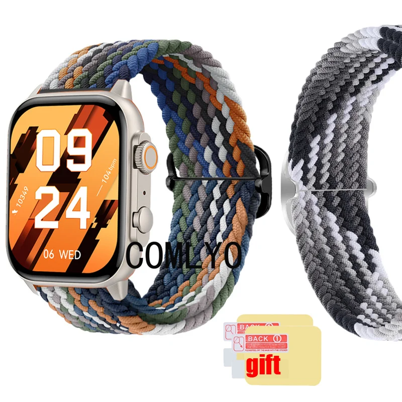 3in1 For COLMI C81 Strap Smart watch Band Nylon Belt Adjustable Soft Wristband Bracelet Screen protector film
3in1 For COLMI C81 Strap Smart watch Band Nylon Belt Adjustable Soft Wristband Bracelet Screen protector film
