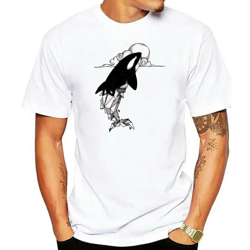 Fashion T Shirt Men Harajuku Summer O-Neck Killer Whale Geometric Printed 2022 New Man Leisure Short Sleeve Cool Top
Fashion T Shirt Men Harajuku Summer O-Neck Killer Whale Geometric Printed 2022 New Man Leisure Short Sleeve Cool Top