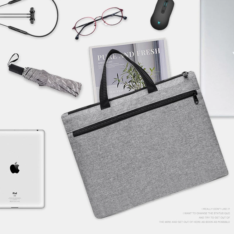 File Holder Zipper A4 Office Male Briefcase Large Capacity Waterproof Women Portable Ipad Pouch Laptop Case Custom Bag With Logo
File Holder Zipper A4 Office Male Briefcase Large Capacity Waterproof Women Portable Ipad Pouch Laptop Case Custom Bag With Logo