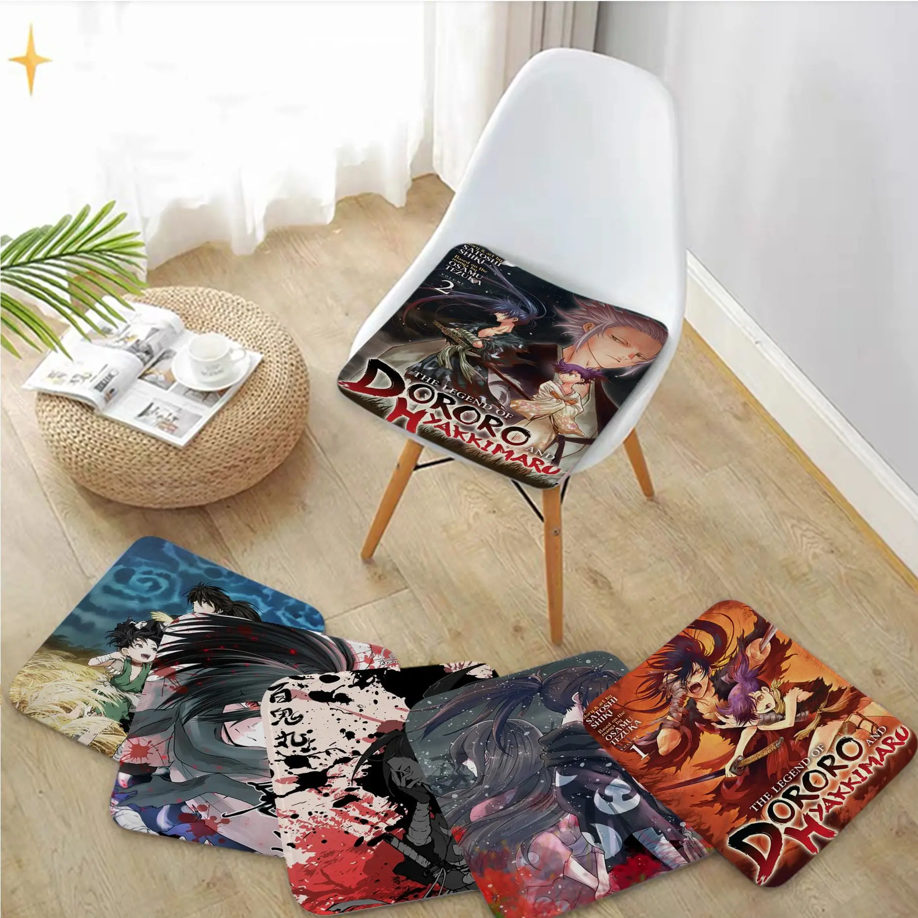 Dororo TV Anime European Sofa Mat Dining Room Table Chair Cushions Unisex Fashion Anti-slip Chair Cushions 
Dororo TV Anime European Sofa Mat Dining Room Table Chair Cushions Unisex Fashion Anti-slip Chair Cushions