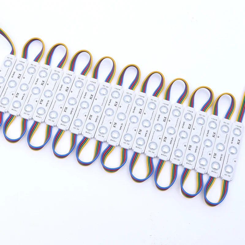 M 20pcs/lot DC12V RGB LED Module Injection Decorative Bar Light Lamp with Lens LED Backlight for Advertising Design Store LOGO
M 20pcs/lot DC12V RGB LED Module Injection Decorative Bar Light Lamp with Lens LED Backlight for Advertising Design Store LOGO