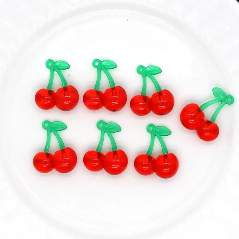 10Pcs Imitation Fruit Cherry Resin Charms for Jewelry Making Keychain Earrings Necklace DIY Findings Supplies
10Pcs Imitation Fruit Cherry Resin Charms for Jewelry Making Keychain Earrings Necklace DIY Findings Supplies