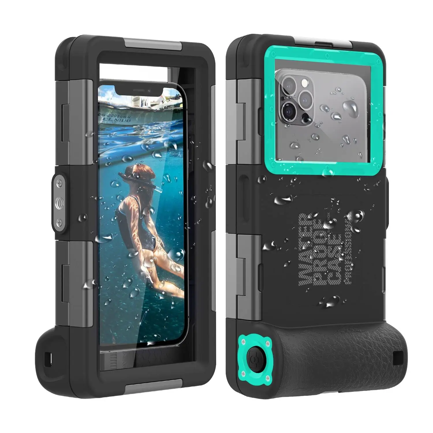 

[2nd Gen]Diving Phone Case[30M/50FT],Underwater Case for Snorkeling Taking Pictures/Videos for Most Brand Phone Series