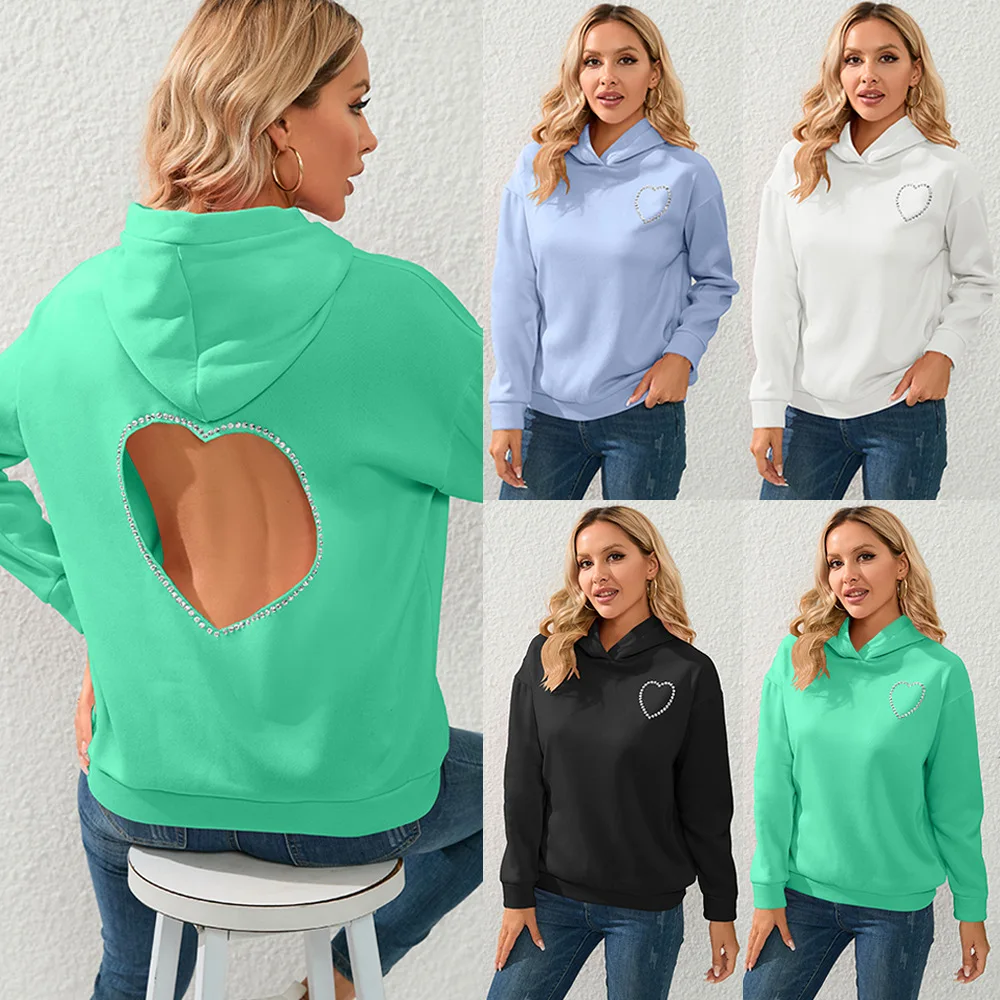 New in Y2k Hoodies for Women Heart Hollowed Out Pullover Fleece Blouse Females Clothes Autumn Winter Long Sleeve Sweatshirt Top
New in Y2k Hoodies for Women Heart Hollowed Out Pullover Fleece Blouse Females Clothes Autumn Winter Long Sleeve Sweatshirt Top